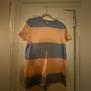 Scotch & Soda Blue and Peach Tee